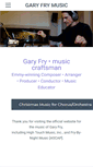 Mobile Screenshot of garyfrymusic.com